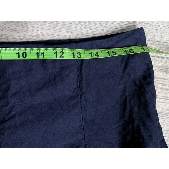 Talbots Skirt Womens Size 12 Pleated Knee Length Boho Paisley Lined Blue N97 - Picture 5 of 7